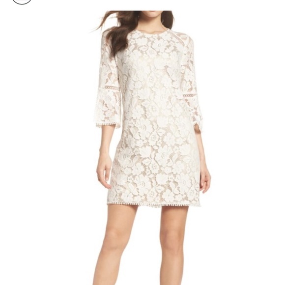 Vince Camuto ivory lace dress size 0 - Picture 1 of 6